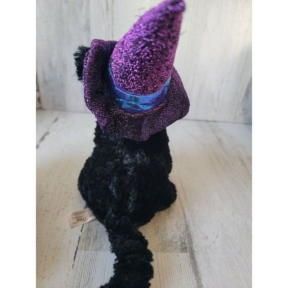 Dandee black Halloween witch plush stuffed animal - Picture 3 of 5